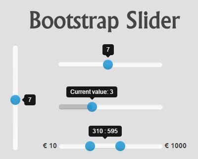 Vertical Slider In Bootstrap