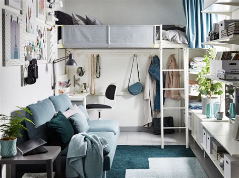 Bedroom 9m2 vertical storage