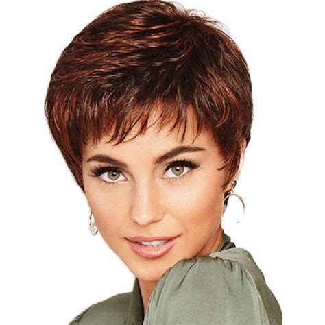 Fashion Blonde Short Pixie Cut Synthetic Hair Wig
