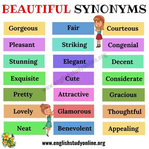 very lovely synonyms