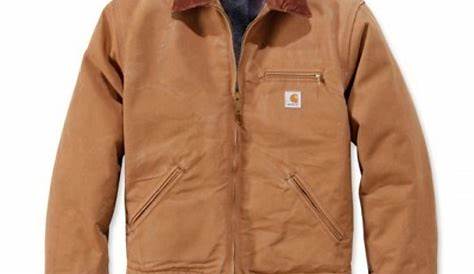 Veste De Travail Carhartt En Coton Doublé Mens Bartlett