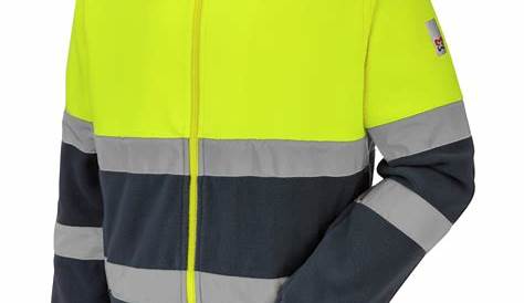 Veste De Travail Polaire Fluo Haute Visibilité Jaune rescent En 471 3