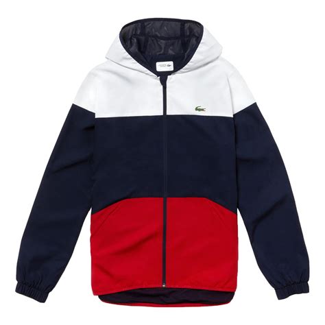 LACOSTE Sweatshirt à Capuche Zippé bicolore SPORT AVENTURE