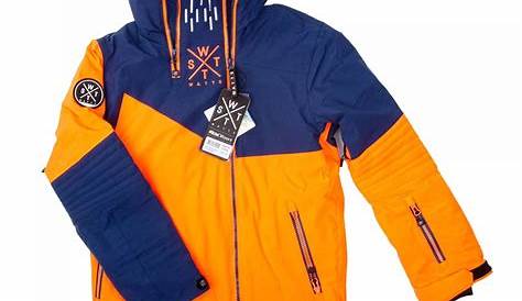Veste Ski Orange Fluo WATTS Watts GIMMY Garçon Private