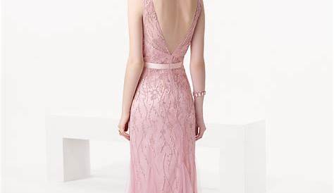 Vestido romantico rosa palo vestido largo de fiesta vestido | Etsy