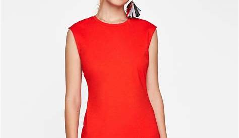 Vestido rojo de Evening Collection de Zara (looks de fiesta) | demujer moda