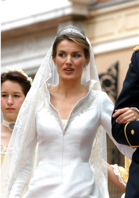 vestido de novia letizia