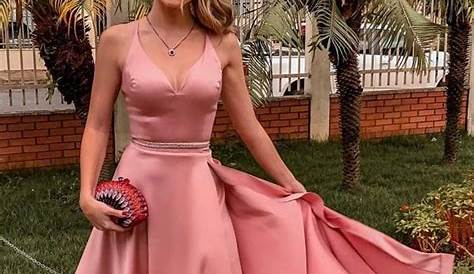 12 vestidos de festa rosa claro - Pronta pra Festa