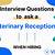 veterinary receptionist interview questions