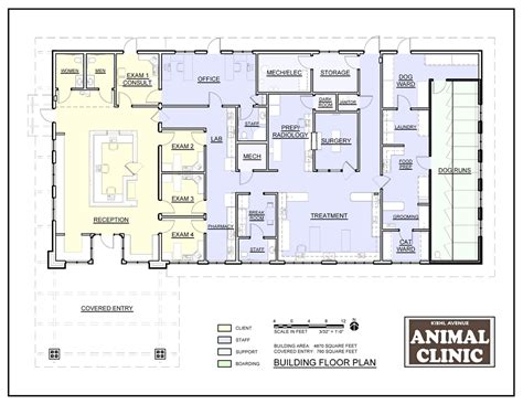 Veterinary Clinic Floor Plan