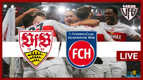 vfb stuttgart vs heidenheim liveticker