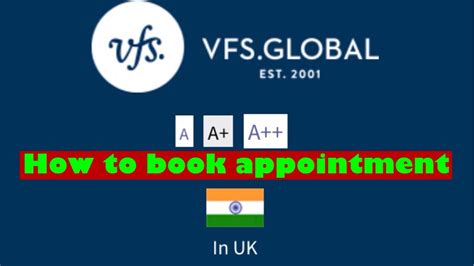 vfs global appointment status