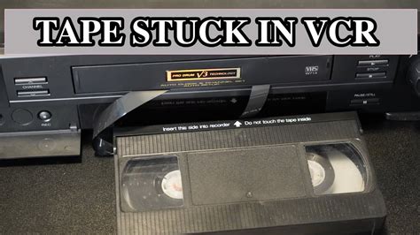 Vhs Tape Stuck In Player