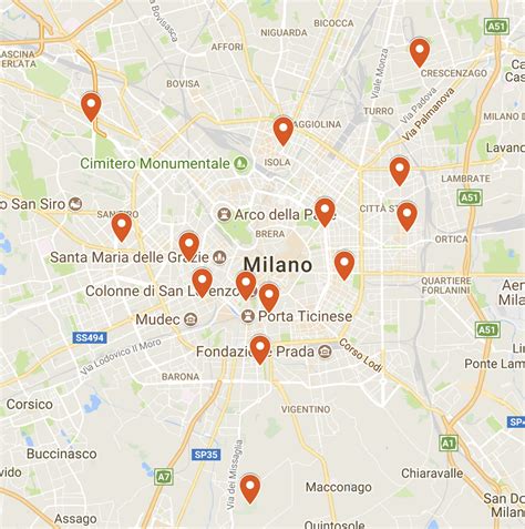 via torino milano mappa