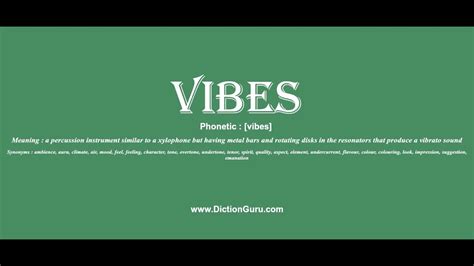 vibes meaning