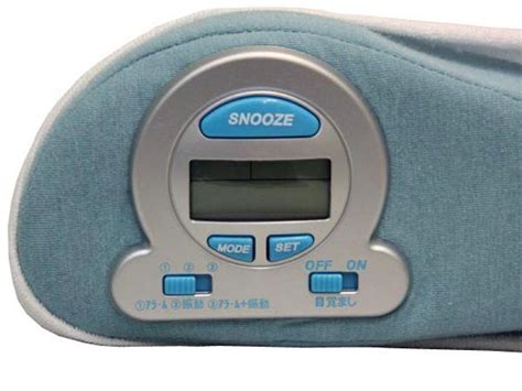 Vibrating Alarm Clock Pillow