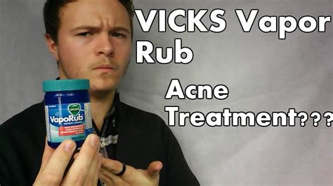 VaporRubforAcne I often use Vicks for my acne dilemma and actually