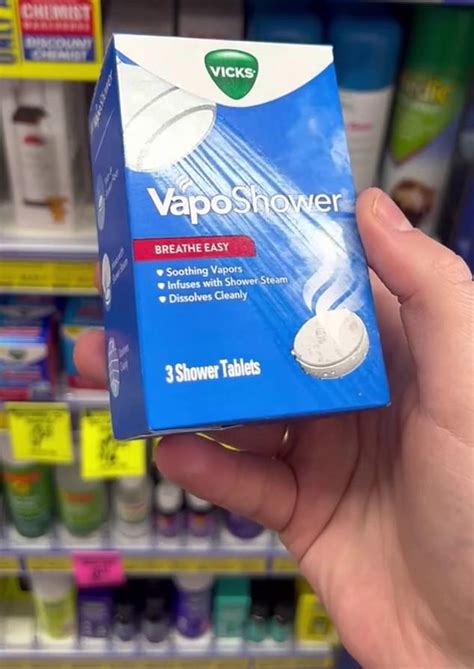 Vicks In Hot Shower
