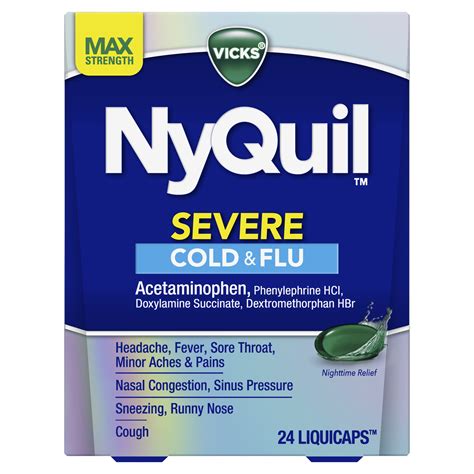 vicks nyquil cold and flu liquicaps