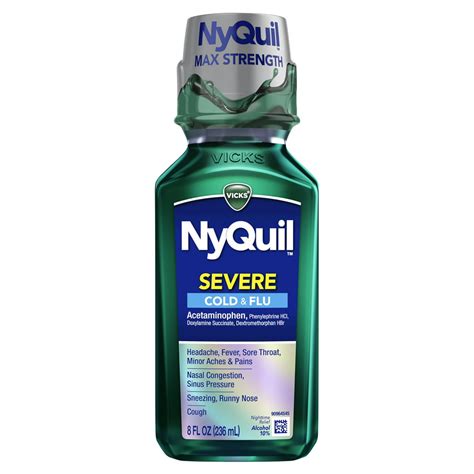 vicks nyquil cough dosage