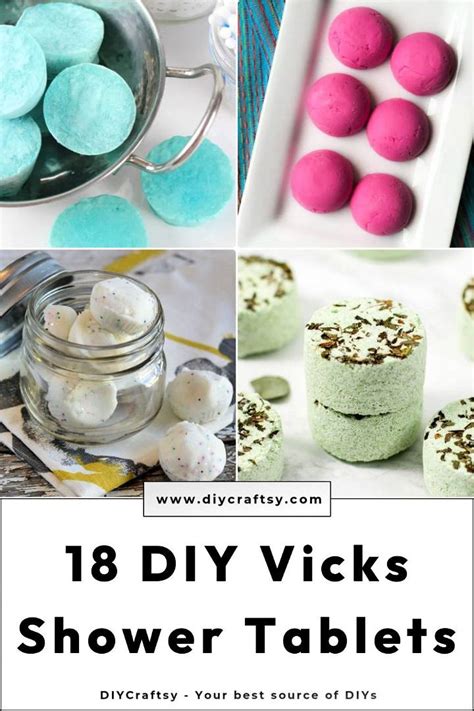 Vicks Shower Tablets Homemade
