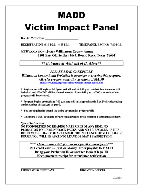 Quiz & Worksheet Victim Impact Statements