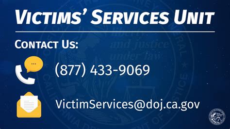 victim services contact number