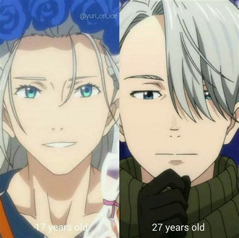 victor yuri on ice age comparison