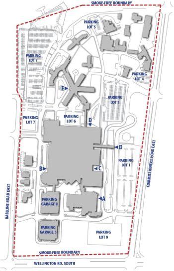 victoria hospital parking map