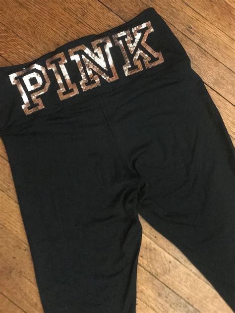 victoria secret pink leggings with pockets