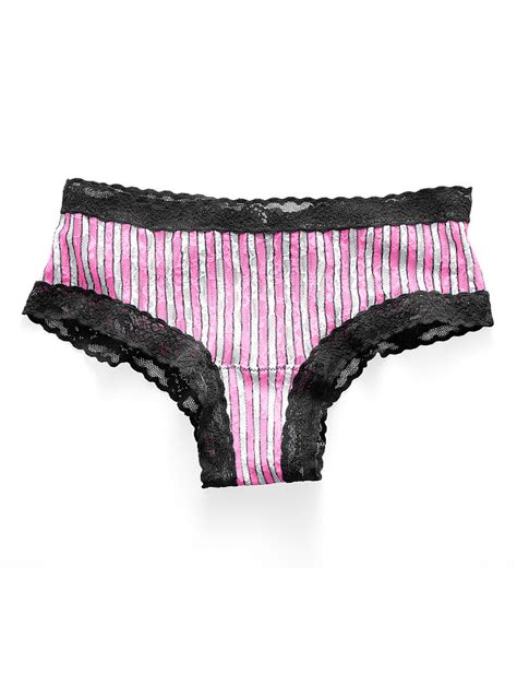 victoria secret pink striped thongs