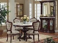 Homey Design HD27 Antique Victorian White Dining Room Set 8Pcs Carved