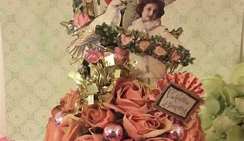 Victorian Valentines Decorations Pin By Karen Grimaldi On Vintage Valentine Collection Display