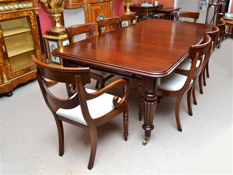 victorian dining table and chairs for sale