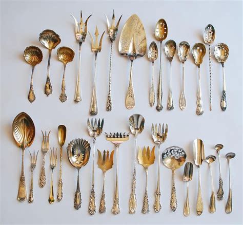 Victorian Silverware Serving Pieces