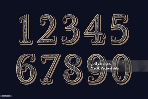 Victorian Style Numbers