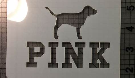 Victoria's Secret PINK logo with Dog Vinyl Wall Decal