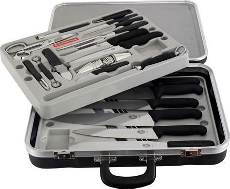 victorinox knife set with case