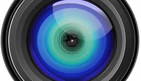 Video Camera Lens Vector Icon For