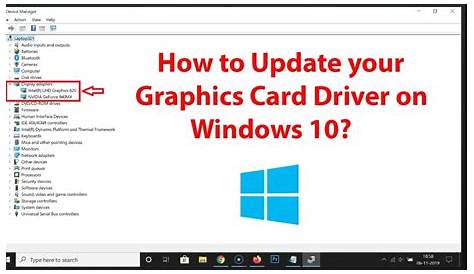 Video Card Driver Update Windows 8 How To Graphics In 10//7/Vista