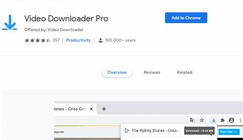 Download Video Downloader Pro 1.4.0 CRX File for Chrome