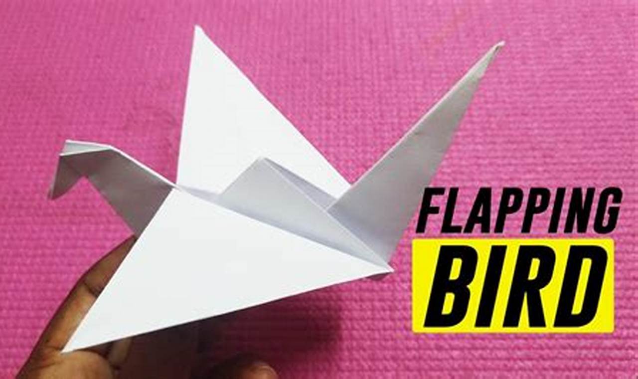 Origami Flapping Bird: A Fun and Easy Way to Learn Paper Folding