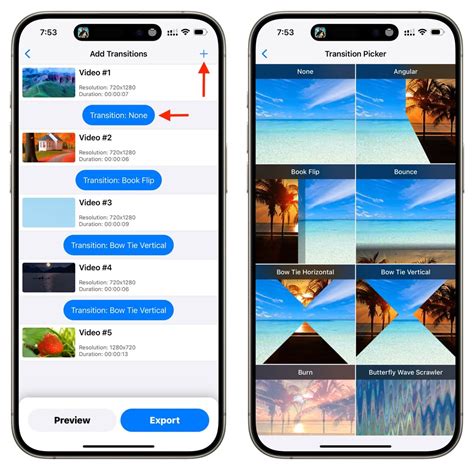 Video App Transitions Iphone
