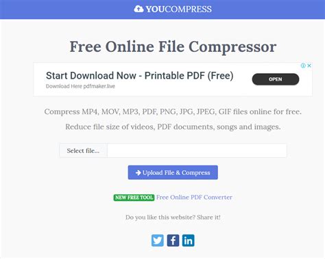 video compressor unlimited size