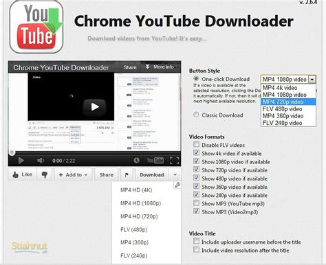 video downloader chrome youtube