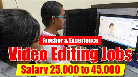 video editing jobs in india