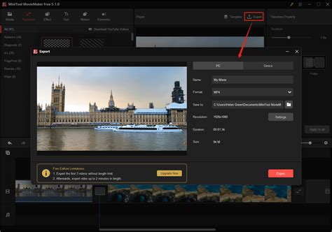 Video Editor Export Time