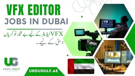 video editor jobs in dubai