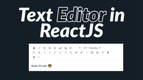 Video Editor React Js