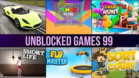 Play Unblocked Video Games at School or Office Online
